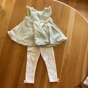 Mint Tunic with matching pants | 18 months